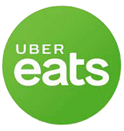 Uber Eats logo, a symbol of food delivery efficiency and convenience