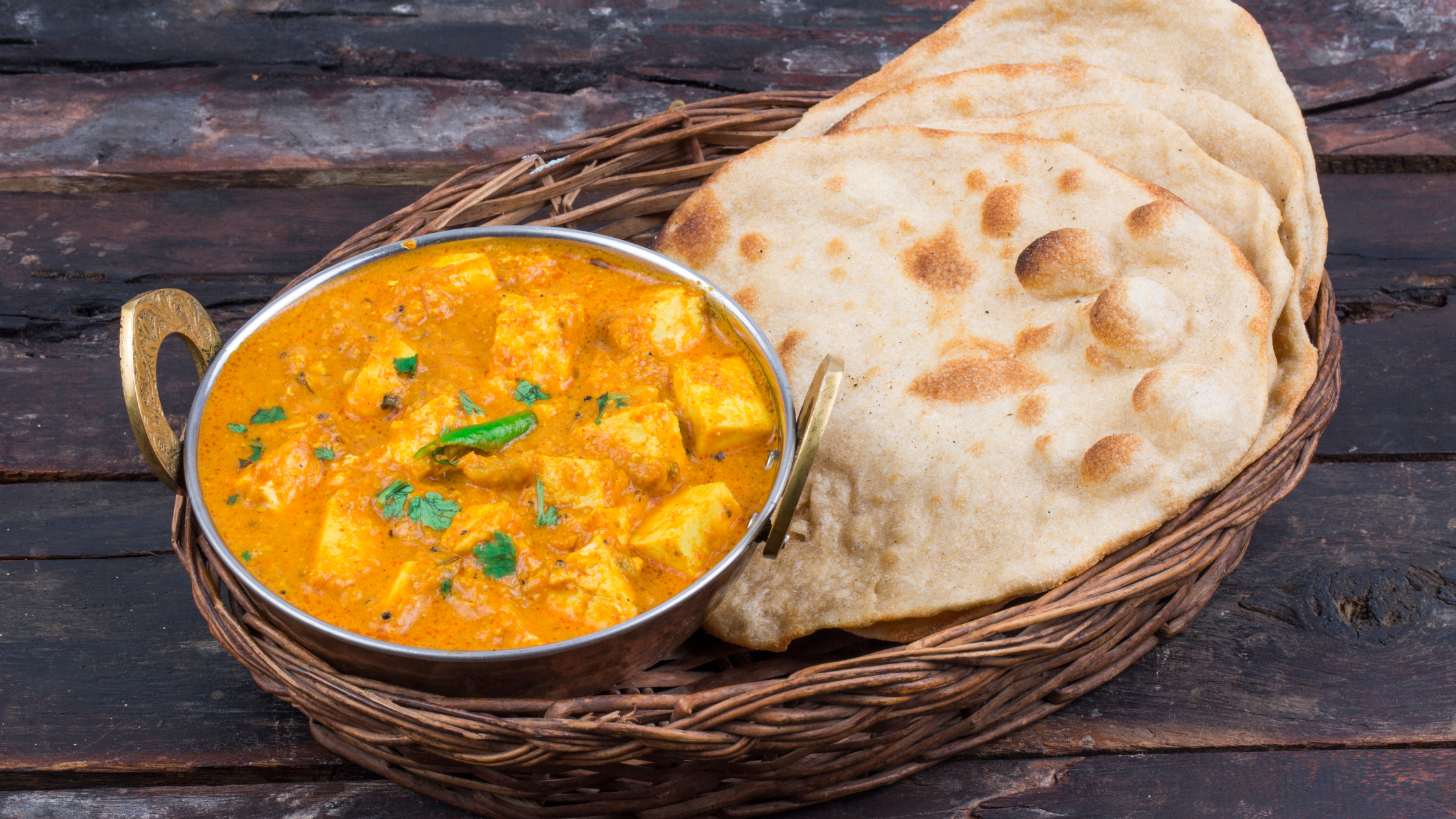 Image of Panner butter masala and Naan