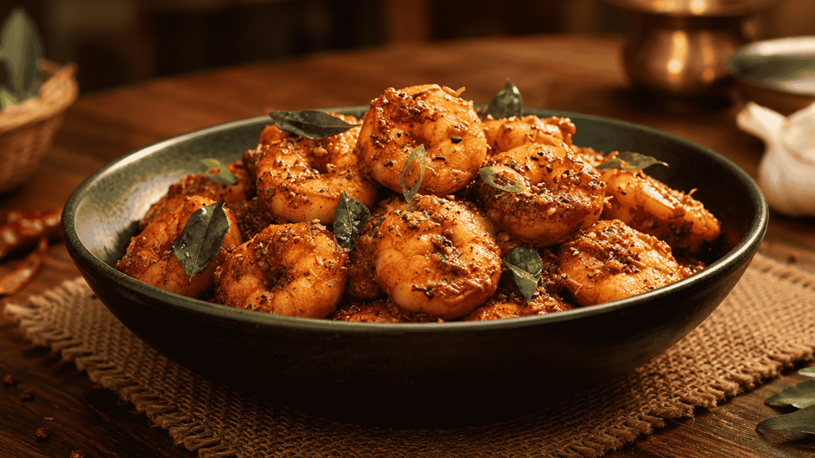 Prawn Pepper Fry in Austin