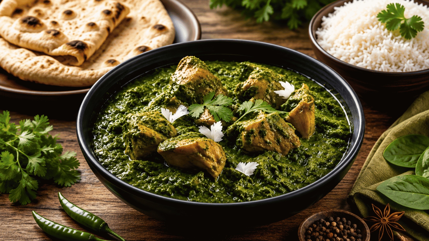 Saag Chicken in Austin